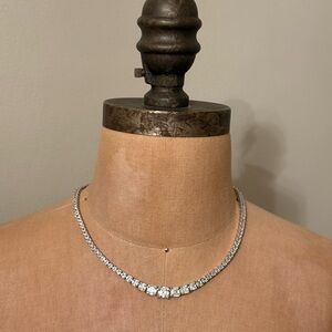 Melinda Maria 16” The Queen's Graduated Tennis Necklace